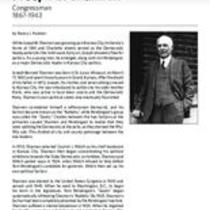 Biography of Joseph B. Shannon (1867-1943), Congressman