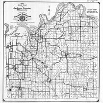 1921 Road Map of Jackson County, Missouri