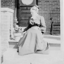 Woman On Porch