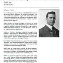 Biography of Casimir John Joseph Michael Welch (1873-1936), Politician