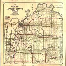 1931 Road Map of Jackson County, Missouri