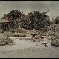 Fountain and Summer House at The Walnuts