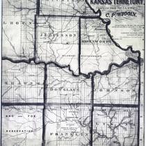 MacLean and Lawrence's Sectional Map of Kansas Territory