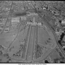 Aerial View of Liberty Memorial and Union Station